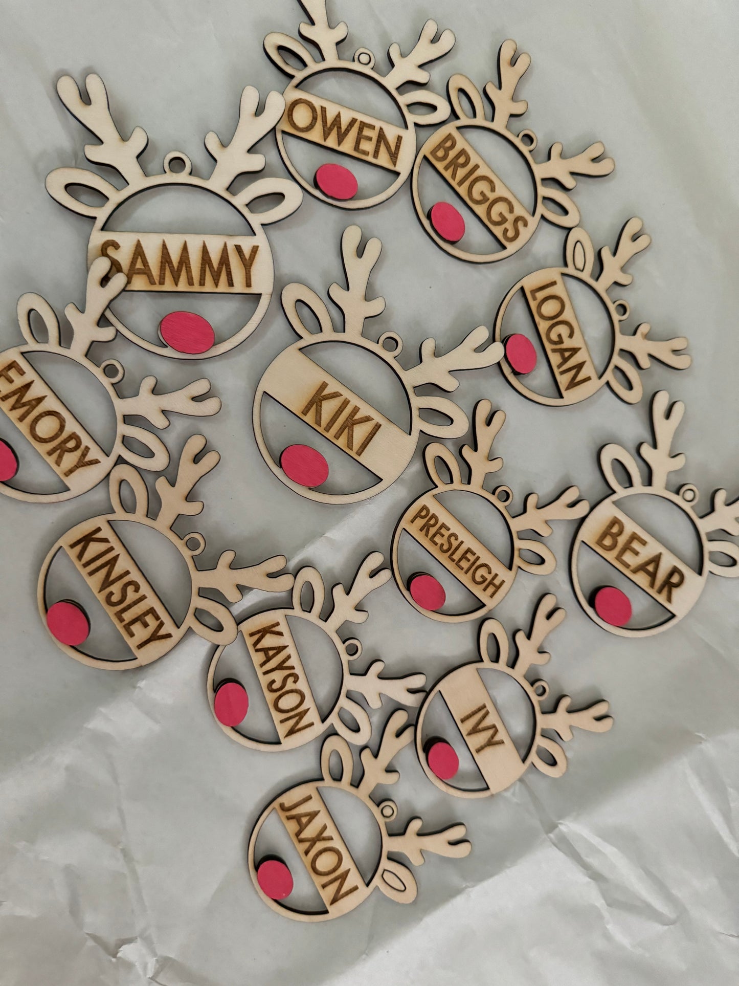Lindsay Christmas ornaments