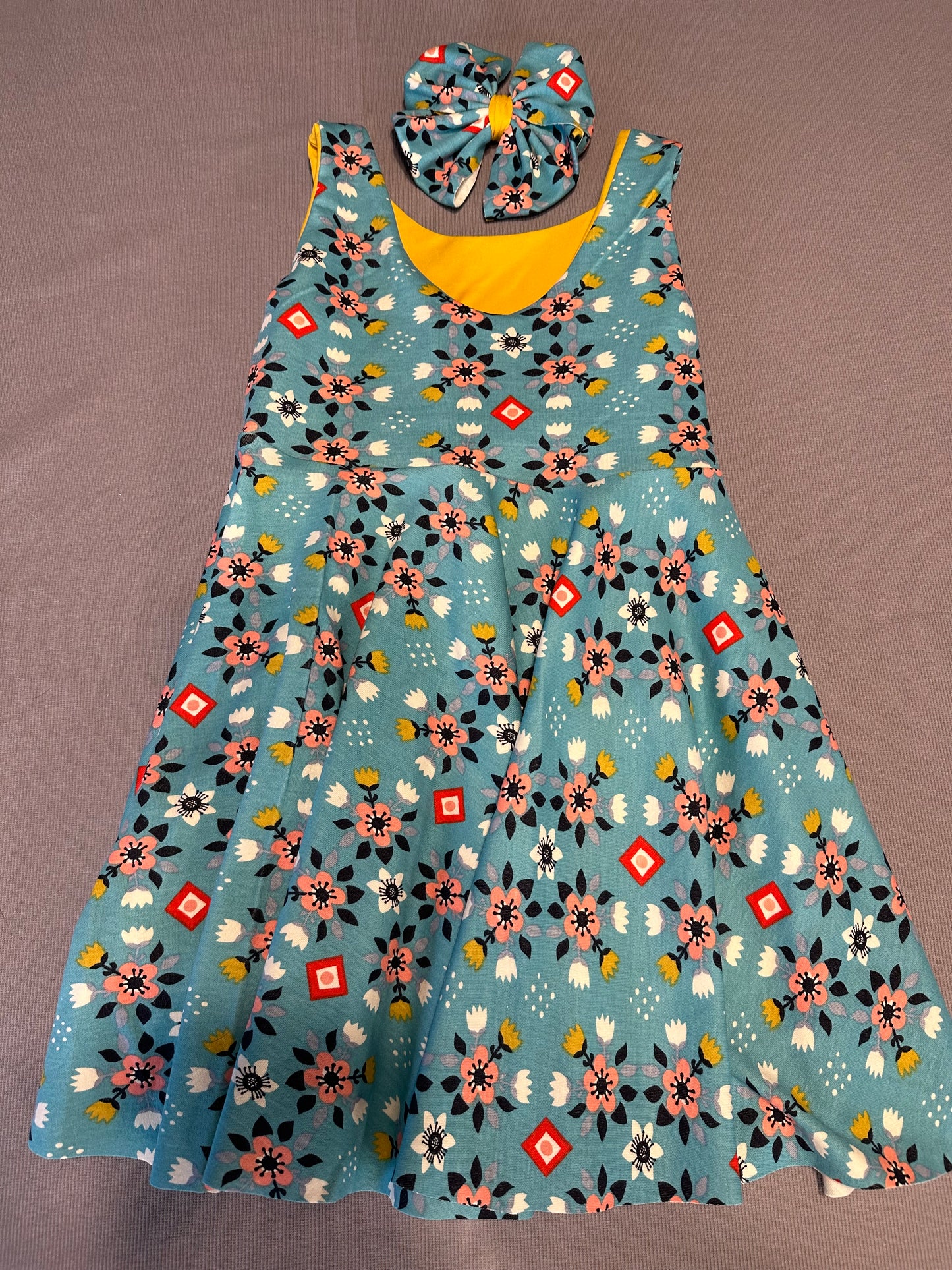 5t floral dress
