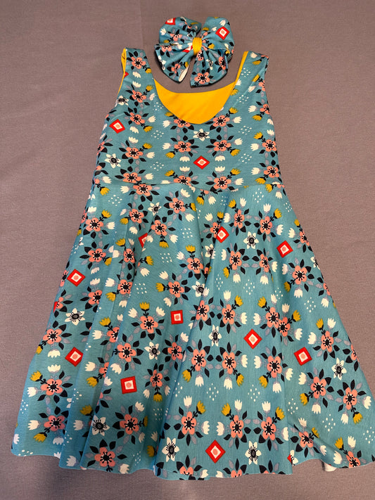 5t floral dress