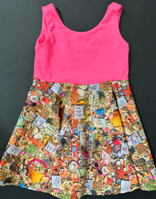 Beach dress 4t + bows