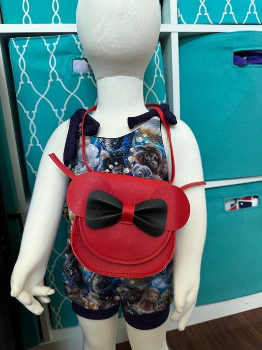 Red mouse purse