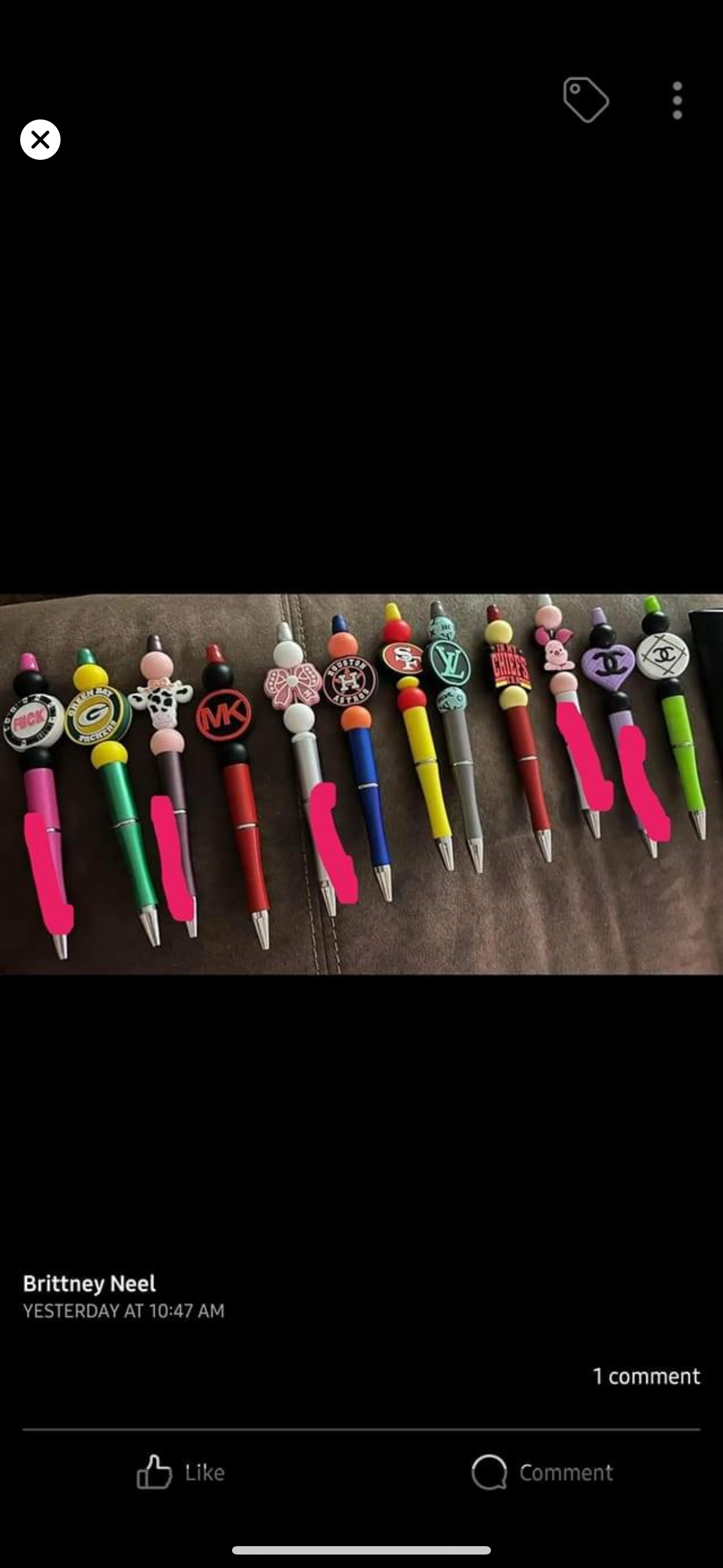 8 pens 🖊️