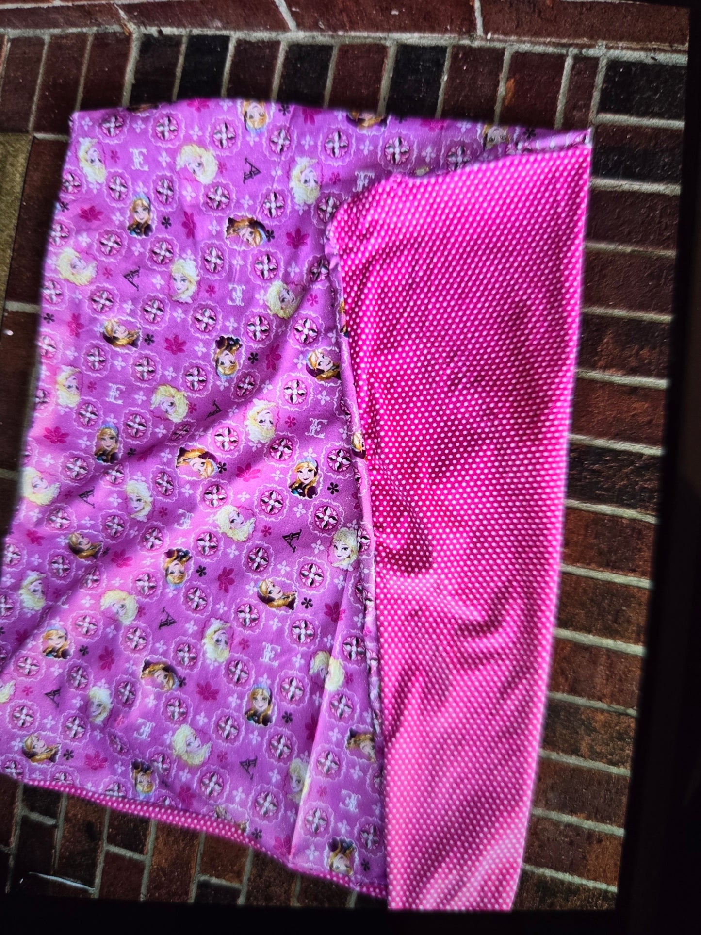 Pink flawed blanket