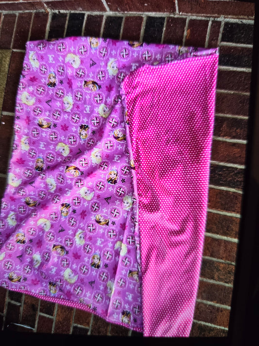 Pink flawed blanket